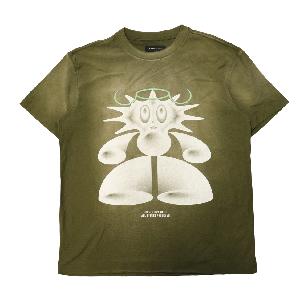 Vintage Purple Brand Cartoon Graphic T-Shirt Size M